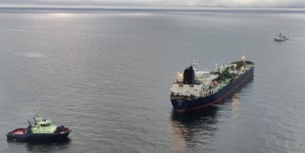 "Eagle S" in Finnish waters until March 2025. Image: Finnish Coast Guard