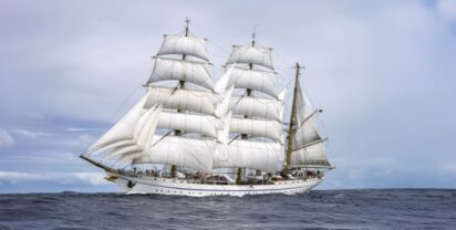 When it was commissioned in 1958, the Gorch Fock became the flagship of the navy, Photo: Nico Theska