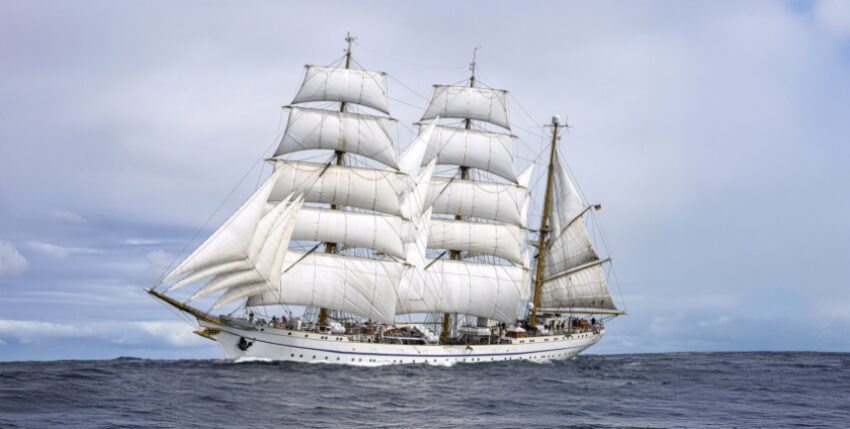 When it was commissioned in 1958, the Gorch Fock became the flagship of the navy, Photo: Nico Theska