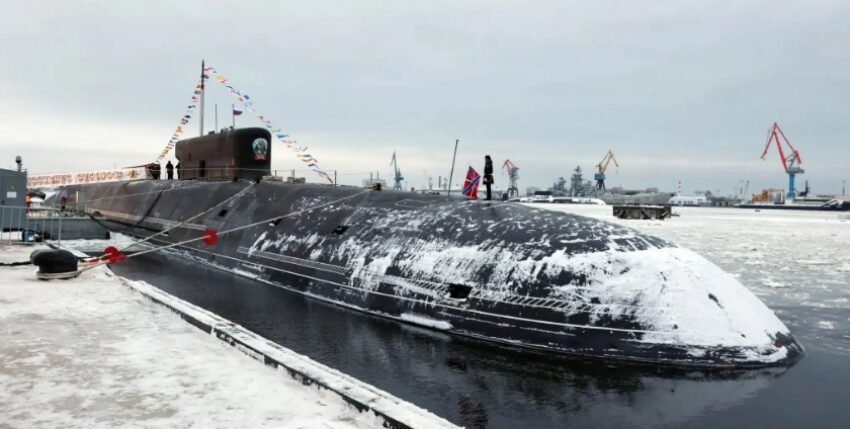 Russisches U-Boot der Borei-Klasse, Foto: Staatliche Medien Russland