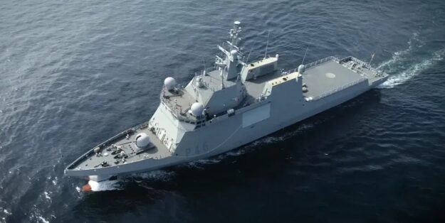 The latest OPV in the Meteoro class, the "Furor", in service in January 2019. Photo: Navantia