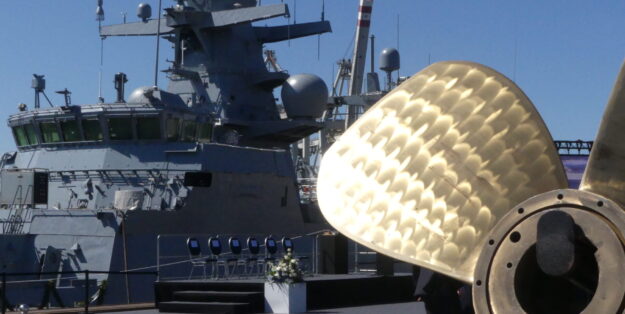 Christening of the corvette Lübeck