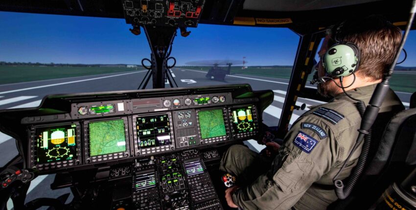 RNZAF_CAE_700MR_NH90_simulator_cockpit_1