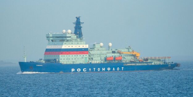 Russian nuclear icebreaker „Sibir“ Photo: Michael Nitz