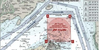 Strait of Hormus Marineschiffahrtleitung Deutsche Marine