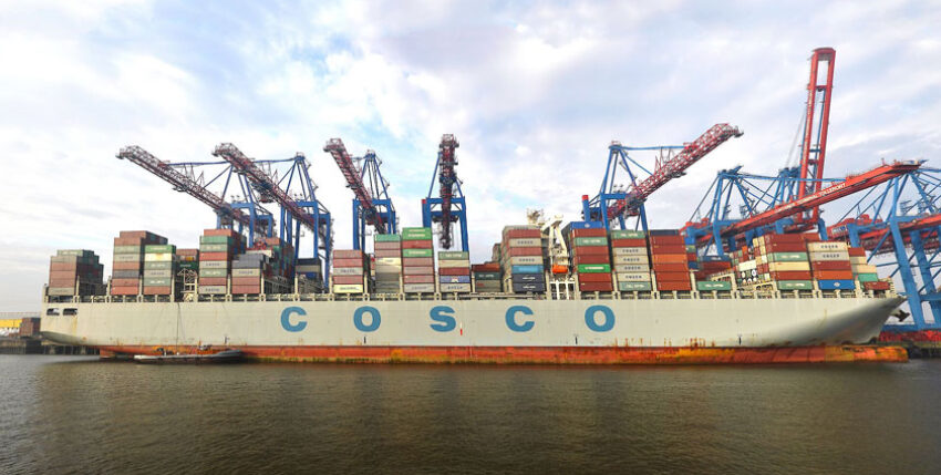 Cosco ist bereits seit langem ein wichtiger Kunde am Terminal Tollerort. Foto: HHLA