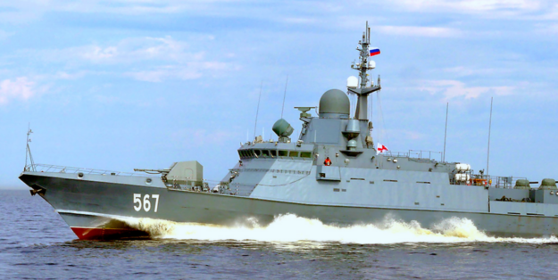 Foto: Russische Medien, 18 Typboot der Karakurt-Klasse „Mytishchi“ (ex „Uragan“)