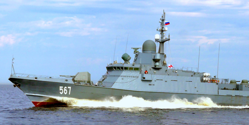 Foto: Russische Medien, 18 Typboot der Karakurt-Klasse „Mytishchi“ (ex „Uragan“)