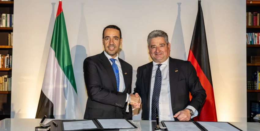 Unterzeichnet wurde die Absichtserklärung in München von Miguel Ángel López Borrego von TKMS und Omar Al Zaabi President Commercial bei EDGE