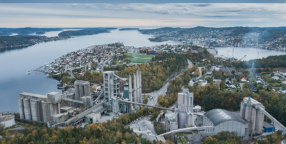 Norwegische Zementfabrik Brevik mit CCS-Speicherung. Bild: Heidelberg Materials