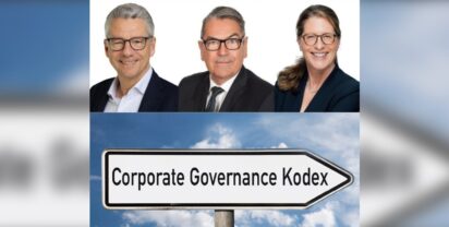 Foto: (v.l.) Ulrich Grillo, Michael Rüdiger und Susanne Wiegand sind neue DCGK-Mitglieder, DCGK, DICO-Deutsches Institut für Compliance