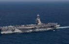 Foto: USS Gerald R. Ford unterwegs im Atlantik. US Navy