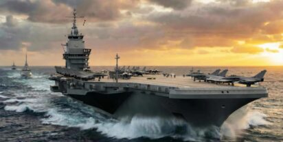 Photo: The future French aircraft carrier named „France Libre“. MO Porte-Avions / Naval Group
