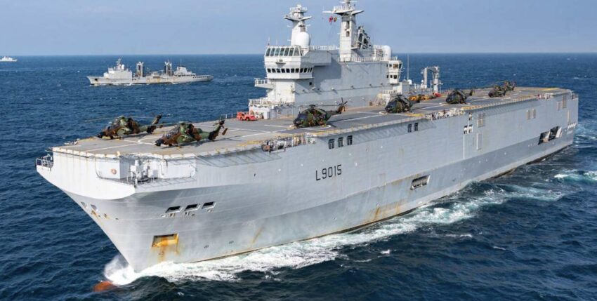Amphibious assault ship DIXMUDE (L9015). Photo: French-Navy