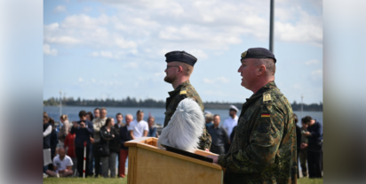 Foto: Gelöbnis und öffentliche Vereidigung der Soldatinnen und Soldaten der Marinetechnikschule, Foto Bw/Nicole Kubsch