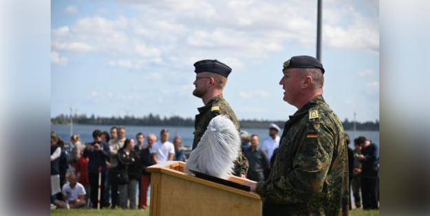 Foto: Gelöbnis und öffentliche Vereidigung der Soldatinnen und Soldaten der Marinetechnikschule, Foto Bw/Nicole Kubsch