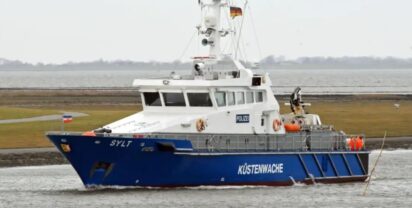 Küstenboot SYLT aus Husum im Nordseeeinsatz. Bild: LPol SH