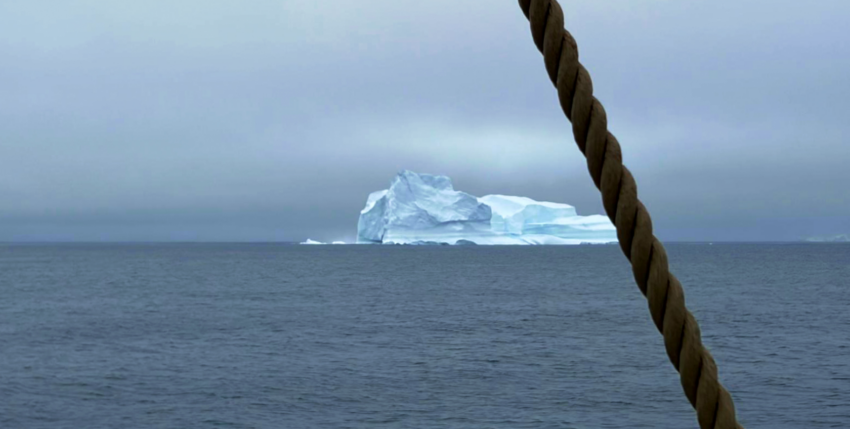 Foto: Gorch Fock vor Grönland. Deutsche Marine