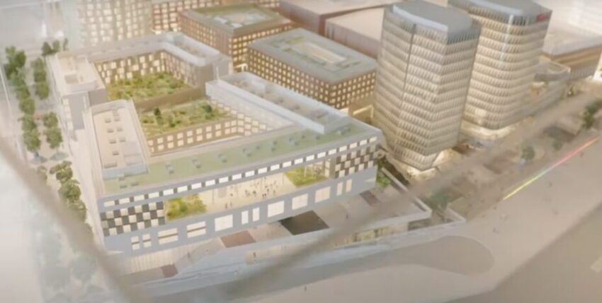 Zukünftiges Cruise Center Hamburg HafenCity. Grafik: HPA