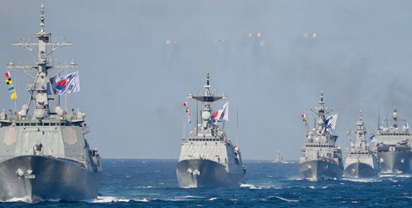 Südkoreanische Flottenparade 2015, Foto: Südkoreanische Marine