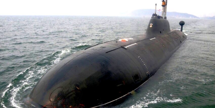 "Chakra" – indisches Leasing-U-Boot der russischen Akula-Klasse. Foto: Indische Medien