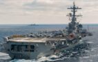 Photo: US carrier George W Bush US Navy