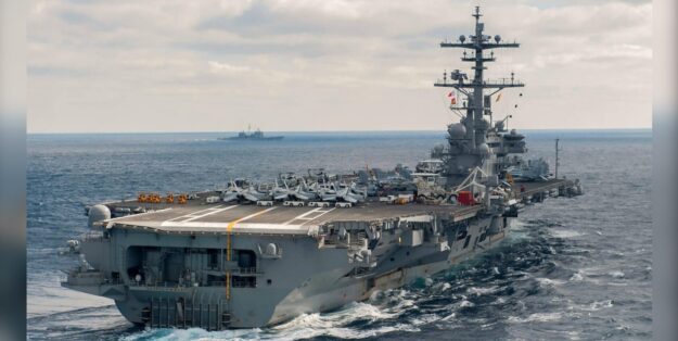 Photo: US carrier George W Bush US Navy