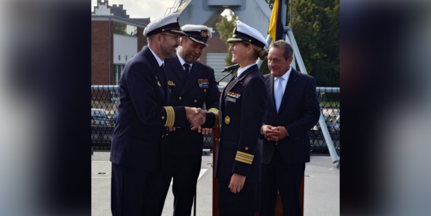 Foto: Neue Kommandantin Ute Niklas. Foto HSC