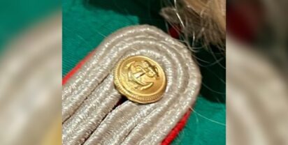 Original marine button of the 2024 Marie. Photo: Schulte
