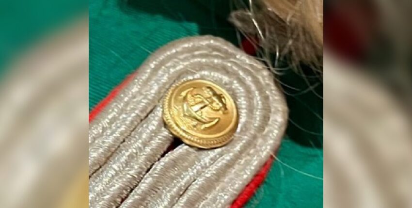 Original Marineknopf der 2024er Marie. Foto: Schulte