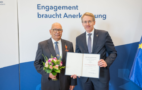 Ministerpräsident Daniel Günther bei der Laudatio. Foto: DMB