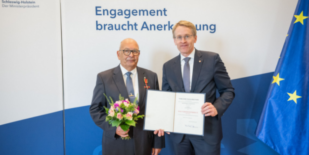 Ministerpräsident Daniel Günther bei der Laudatio. Foto: DMB