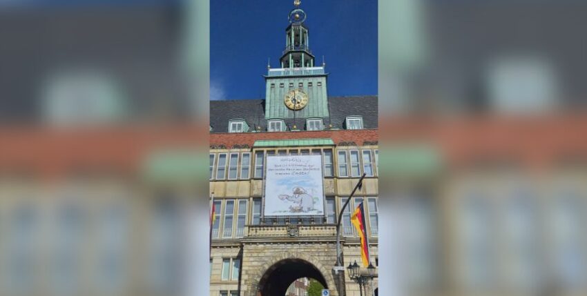 Photo: Emden Town Hall on 29 and 30 April. hum