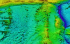 3D-Bathymetrieansicht des Marianengrabens. Grafik: GEBCO (General Bathymetric Chart of the Oceans)