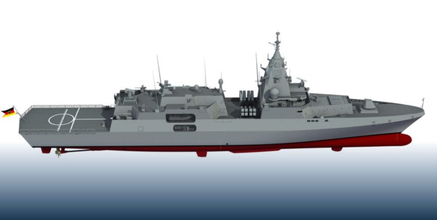 Foto: So könnte die neue F 128 aussehen. Impression von TKMS