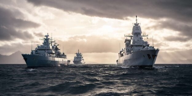 FGS „Sachsen“ - MFE-Flaggschiff des deutschen Verbandes. Bild: Bundeswehr/Jan Kistenmacher