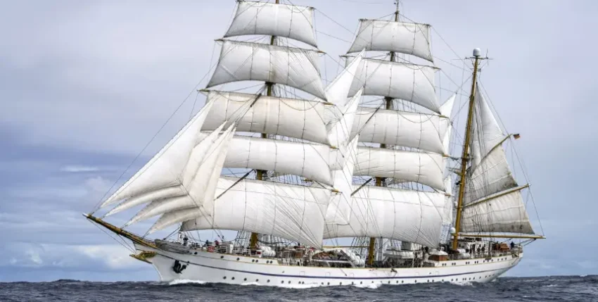 When it was commissioned in 1958, the Gorch Fock became the flagship of the navy, Photo: Nico Theska