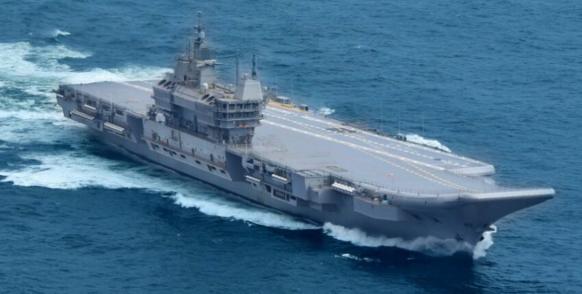Die Vikrant ist der erste in Indien entworfene und gebaute Flugzeugträger, Foto: Cochin Shipyards