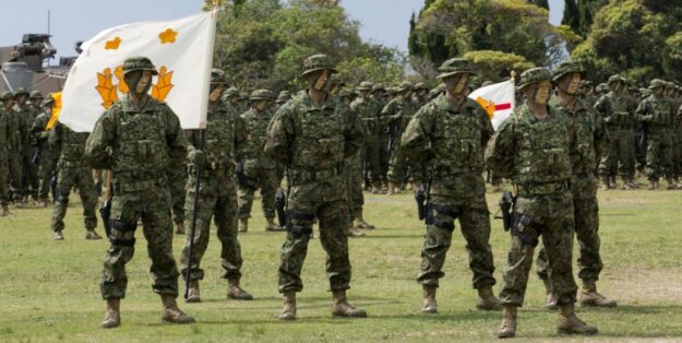 Aufstellungsappell der ARDB in Camp Ainoura am 7. April 2018, Foto: US Marine Corps