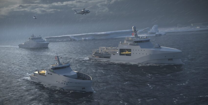 Streitkräfteplanung Norwegen: Flotten-Standard-Mix Norwegen. Grafik: Vard