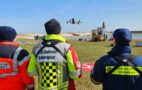 Photo: Pollutant spill exercise, here the drone team, Havariekommando