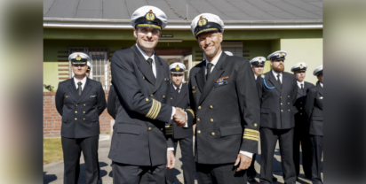 Foto: Staffelübergabe in Nordholz. Bw/PIZ Marine