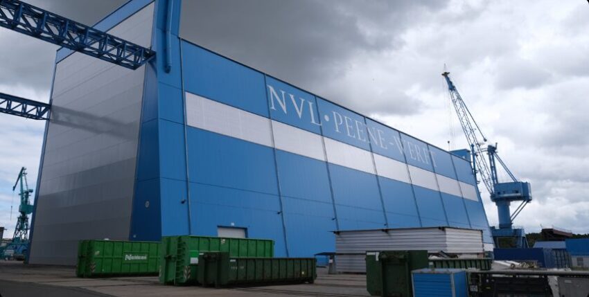 The Peene shipyard forms the easternmost part of the NVL Group, photo: hsc