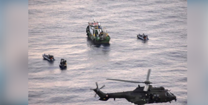 Patrouille zur Bekämpfung der Piraterie im Golf von Guinea. Foto: Marine Nationale
