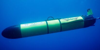 "Redwing" Slocum glider from Teledyne. Orbiting the earth. Graphic: Teledyne