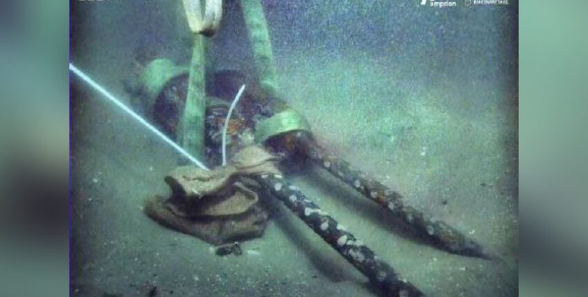 Foto: Wrackteile eines US-amerikanischen B-17-Bombers, Rheinmetall / Amprion