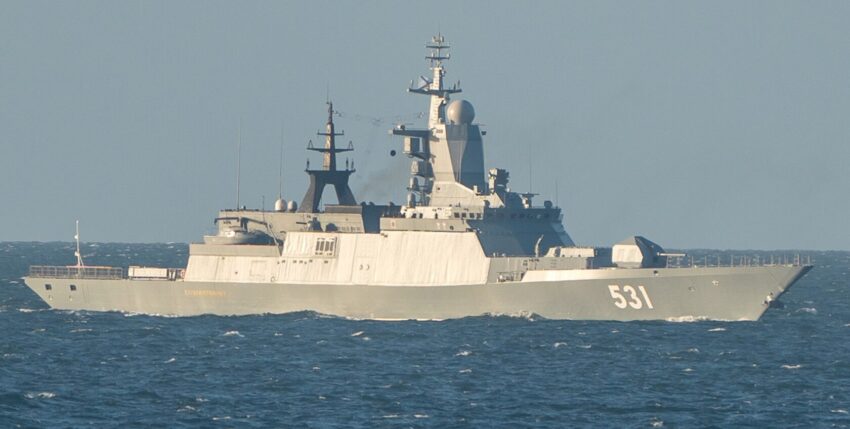 Foto: Fregatte RFS Soobrazitelniy (531) nahe der Insel Fehmarn. Michael Nitz, Naval Press Service