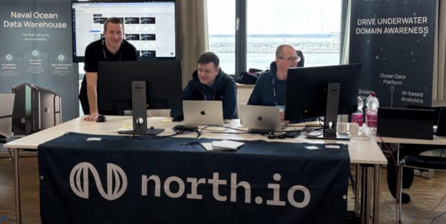 Foto: North.io. Die Übung stellte hohe Ansprüche an das Team von North.io.