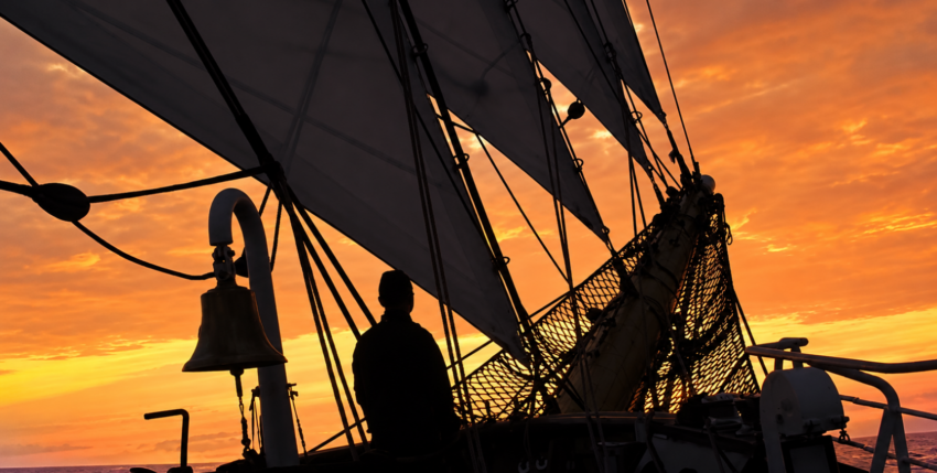 Kein Vorankommen ohne Segelmacher. Foto: Bw/Nicole Kubsch