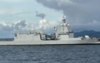 Foto: INS Prabu Siliwangi in heimischen Gewässern. Indonesische Marine
